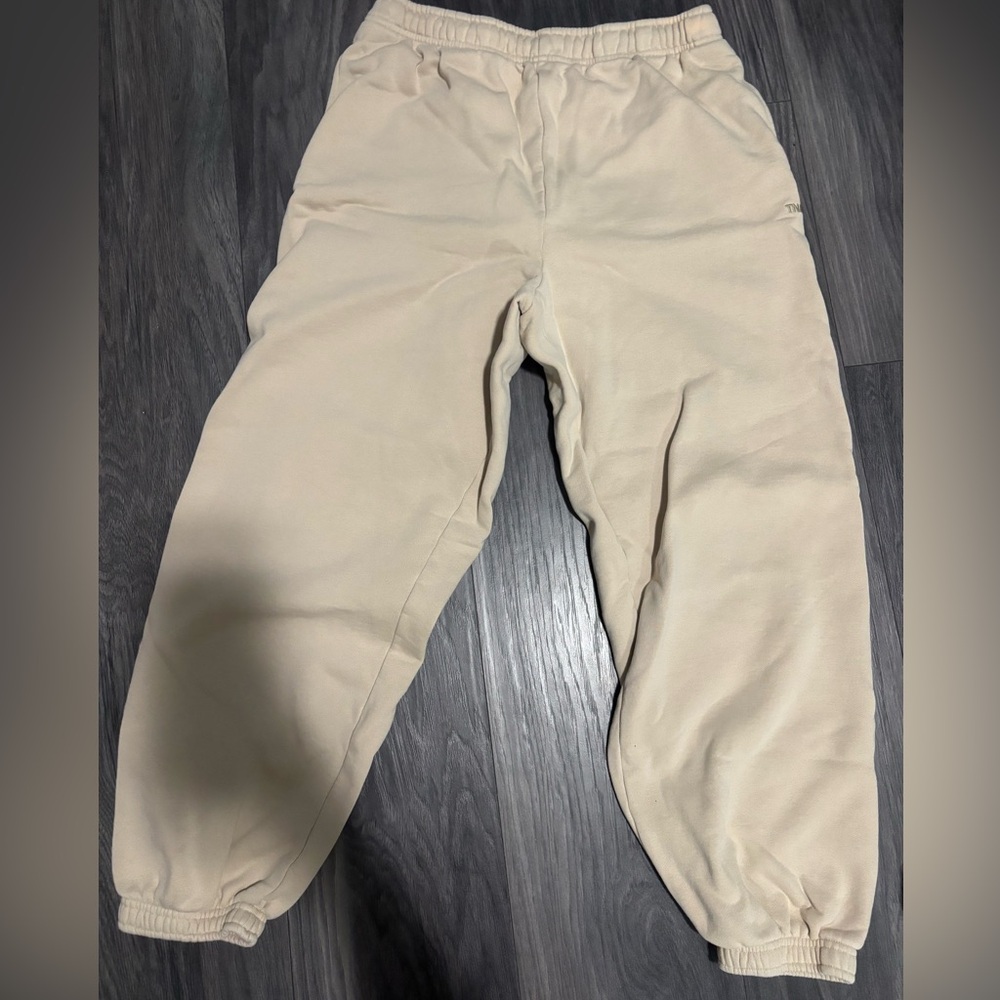 TNA Sweatfleece Beige Joggers